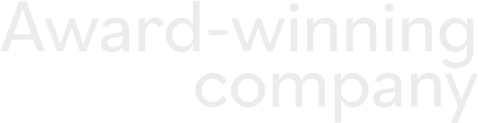 Award-winning compny