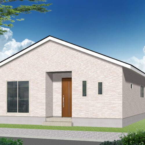 【かほく市大崎】平屋建て３ＬＤＫ｜パントリー＆ランドリールームあり