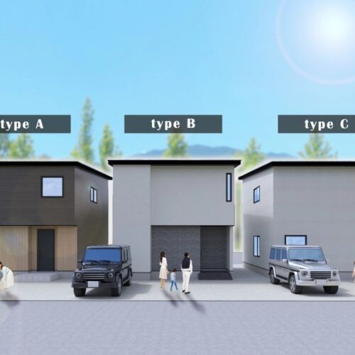 清湖小学校、向陽台保育園まで徒歩５分！木目調のオシャレな外観が映える♪【内灘町向陽台1丁目】(A棟）